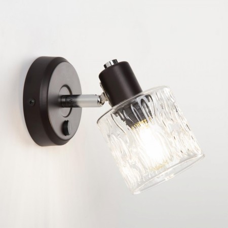Sconces Citilux "Artist" CL510515, 9x15 cm, 1x40W, E14, brown color-8