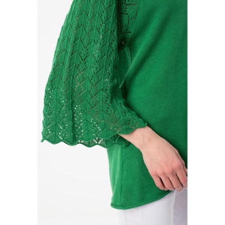 Female jumper, size 44, green color-6