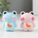 Souvenir Polystone "Frog with a caterpillar" mix 2.5x3.5x5 cm