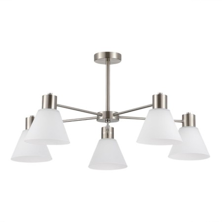 Ceiling EVOLUCE lamp. Sle1561-103-05. Arki. 5x60 watts, E27, 76x76x38 cm, Nickel color