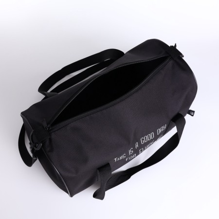 Road bag, textura, small size, black color-4