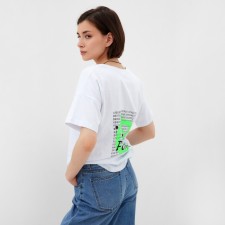 Women's T -shirt Minaku Future, white color, size 46