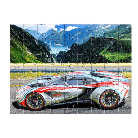 Puzzle "Racing Auto", 54 elements, mix-6