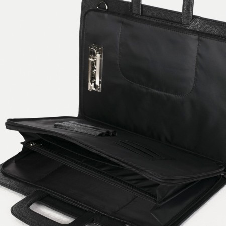 Folder for documents, black color-4