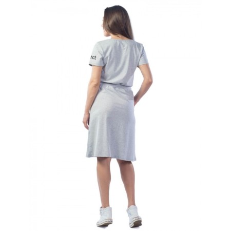 Women's dress Select, size 44, light-gray color-3