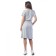 Women's dress Select, size 44, light-gray color