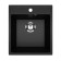 Kitchen carrier from the stone Uperwood Econ UPD-404, 004, rectangular, color 004 black matte 1030245