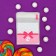 BOPP package with sticky tape, "for you", 7*7+3cm