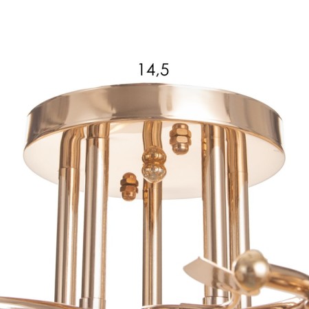 Greta chandelier 5x40W E27 Gold Model: 2600553-4