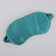 Sleel Mask for sleeping, 19 × 10 cm, elastic band is single, emerald color