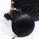 Bag Cross-Bodi with a zipper, black color