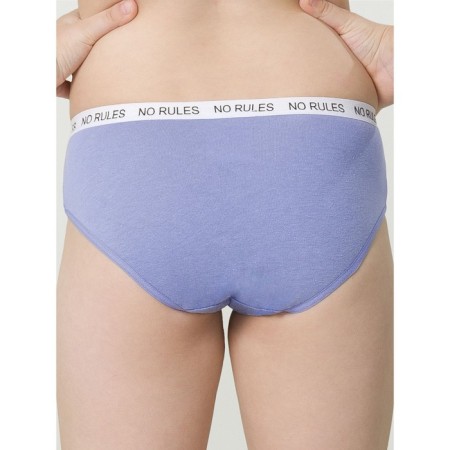 Panties for girls, height 98 cm, light gray, lilac, black, 3 pcs-4