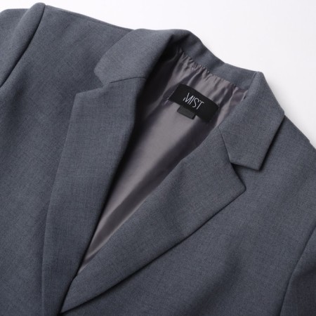 Women's jacket with buttons on the back MIST, R.XS-S, graphite-5