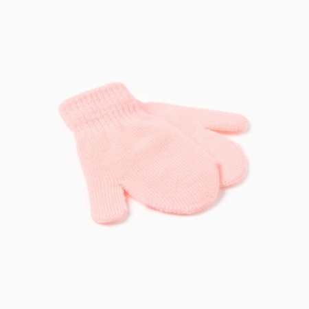 Baby mittens minku, pink color, 12 cm