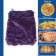 Puff vegetable, purple, 45 x 75 cm, 25 - 30 kg