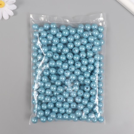Set of beads "Pearls" d 12 mm, 250 gr, gray-blue-2