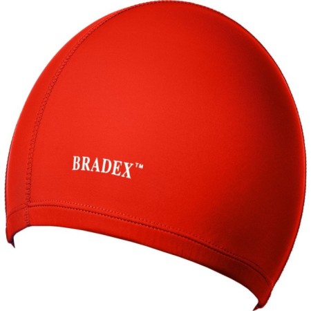 Bradex swimming cap, polyamide, red