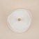 Floor - round fruit Sl Home "Trento", 2 tiers, porcelain, white color