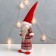 Interior doll "Grandfather Frost in a caftan with Scandinavian patterns" 55x12x11 cm