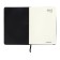 Dated diary 2024 A5 176 sheets, Devente.grande, firm artificial leather cover, stamping foil, lies, cream block 70 g/m2, black