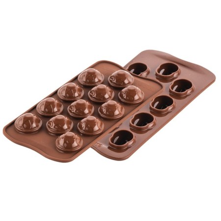 Form for the preparation of sweets, silicone, 24x11x2.7 cm