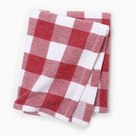 Towel Ethel "Cell", col. Red, 38x63 cm, 100% HL-3
