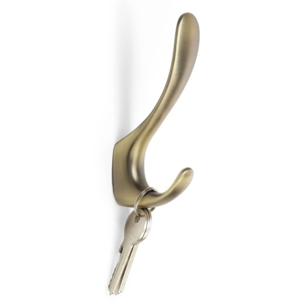 Furniture hook Cappio Note, two -rod, bronze-2