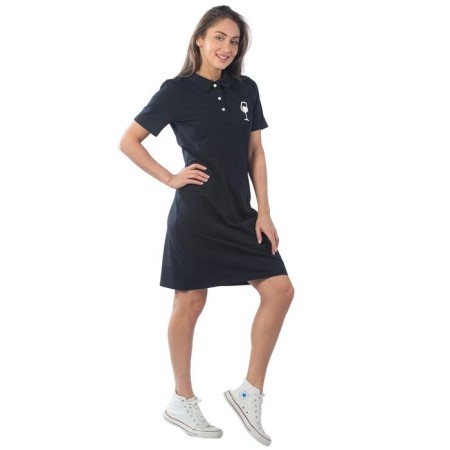 Dress-field female glass, size 44, black color-3