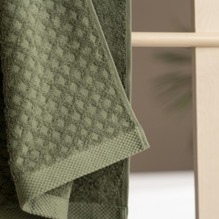 Terry towel Pasionaria "Memo", 450 gr, size 70x140 cm, marsh alloy color-2