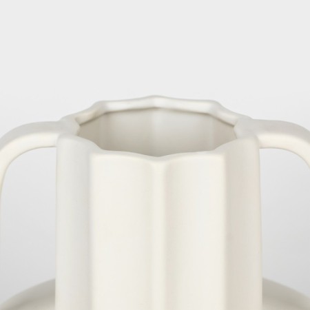 Vase for flowers decorative "Athena" 22 x 17 x 17 cm-2