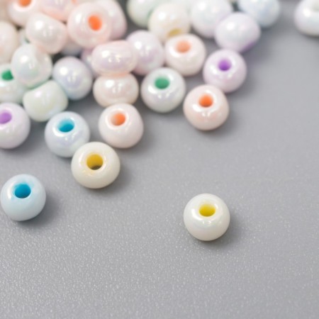 Glass beads 8/0 "Color middle. Makarun" 10 g-1