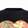 Women's costume (T -shirt/skirt), black/brown color, one size size
