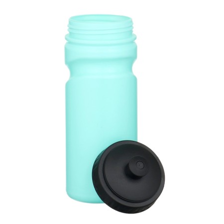 Bicycle bottle, 550 ml, with a drinker, 20.3 x 6.8 x 6.8 cm, turquoise-1