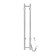 Electric towel Domoterm 109-V2, 140x920 mm, right, chrome