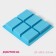 Baking shape of the share “Figures. Directly”, silicone, 22 × 20.5 × 2.5 cm, 6 cells (5.5 × 8 cm), Mix color