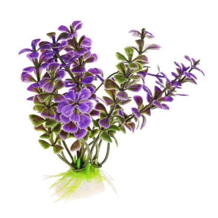 Set of artificial plants for aquarium (2 pcs), 10 cm-3