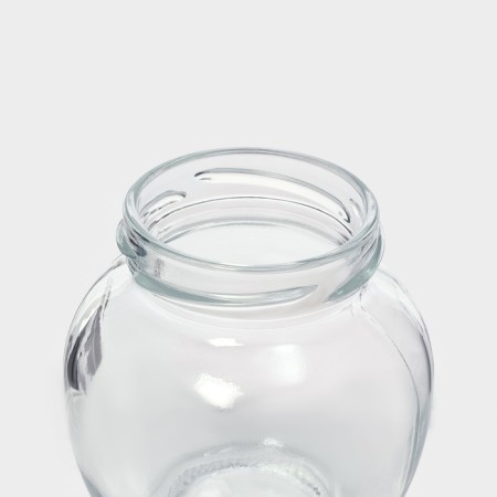 Glass Bank for bulk products Cupcake, 210 ml, with a mix-6
