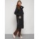 Coat insulated winter female, size 52, black color
