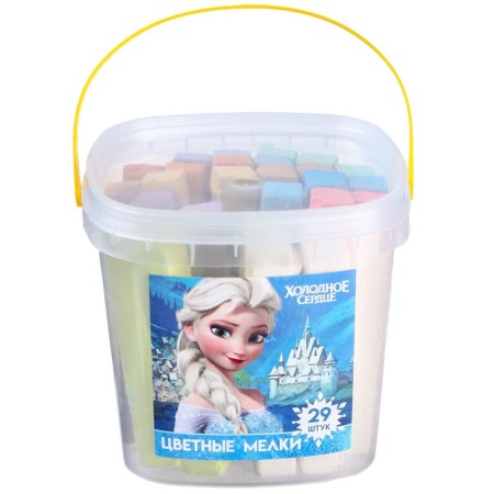 Set of colored crayons cold heart, 10 colors, 29 pieces-7