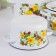 Set of pots "strawberries", 3 subjects: 1.5 l, 2.9 l, 4.5 l, enameled covers, induction
