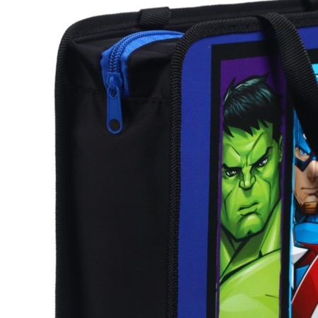 Plastic folder with A4 handles, on lightning, 75x330x260 mm, Avengers-5