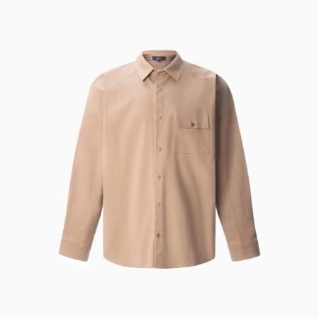 Men's shirt mist overSize size 52, beige-5