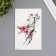 Tattoo on the body color "Butterfly with sakura" 11.4x21 cm