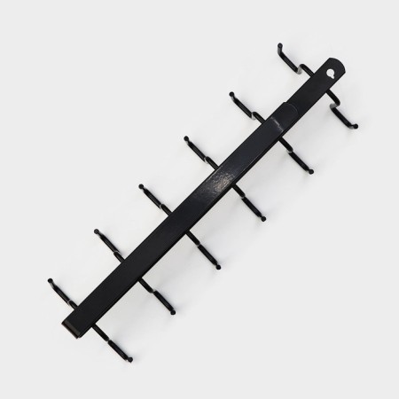 Holder for mugs of a suspended share, for 12 objects, black color-1