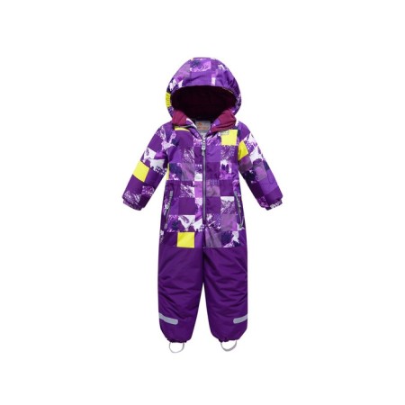 Overalls for girls, purple color, height 110 cm-3