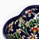 Salennik Rishtan ceramics "Flowers", 13 cm,