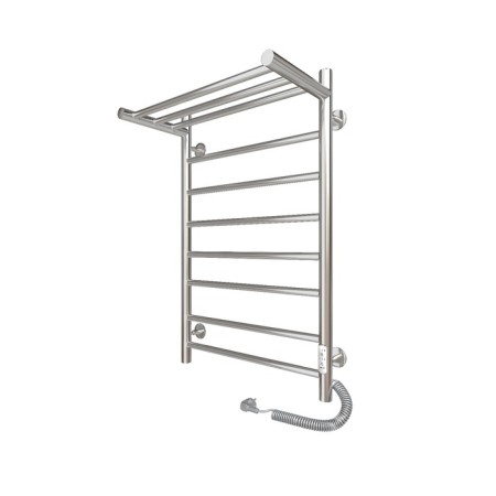 The electric heated towel -heated “Sanprise” Aurora P8, 500x800 mm, with a shelf, right, chrome-1