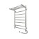 The electric heated towel -heated “Sanprise” Aurora P8, 500x800 mm, with a shelf, right, chrome