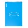 Notepad for spirals A5, 80 sheets, cage, Erichkrause "Mirage", plastic cover silk -screen cover, OFSET BELICE 100%, blue