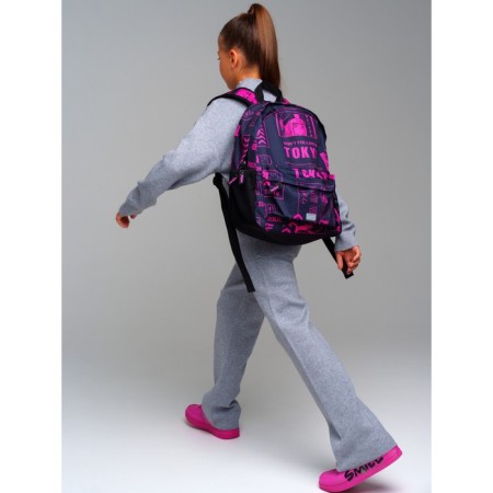 Backpack for girls, size 15x30x40 cm
